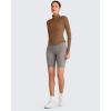 imageG4Free Workout Jackets for Woman BareFeel Cropped Zip Up Athletic Running Jacket Slim Fit Yoga Tops with Thumb HolesDark Coffee