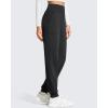 imageG4Free Barefeel Fleece Lined Pants Women High Waist Stretch Casual Sweatpants with PocketsBlack