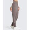 imageG4Free Barefeel Fleece Lined Pants Women High Waist Stretch Casual Sweatpants with PocketsTaupe