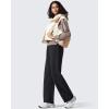 imageG4Free Flurrylux Fleece Lined Baggy Barrel Sweatpants Cotton Wide Leg Lounge Pants with PocketsBlack