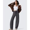 imageG4Free Flurrylux Fleece Lined Baggy Barrel Sweatpants Cotton Wide Leg Lounge Pants with PocketsDark Gray