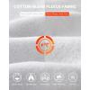 imageG4Free Flurrylux Fleece Lined Baggy Barrel Sweatpants Cotton Wide Leg Lounge Pants with PocketsLight Heather