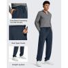 imageG4Free Mens Smoofit Fleece Lined Sweatpants Winter Thermal Warm Joggers Pants Casual Lounge Drawstring with PocketsDark Navy