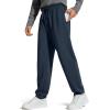imageG4Free Mens Smoofit Fleece Lined Sweatpants Winter Thermal Warm Joggers Pants Casual Lounge Drawstring with PocketsDark Navy