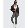 imageG4Free Smoofit Womens Two Way Full Zip Jackets Modal Soft Casual Hoodie with PocketsBlack