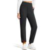 imageG4Free Barefeel Fleece Lined Pants Women High Waist Sweatpants with Pockets Warm Pants for Casual Work WorkoutBlack