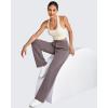 imageG4Free Smoofit Modal Soft Women Wide Leg Sweatpants Drawstring Casual Lounge Dress Pants with Pockets PetiteRegularTallTaupe