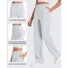 imageG4Free Smoofit Modal Soft Women Wide Leg Sweatpants Yoga Pants Casual Lounge Trousers ShortPetiteRegularTallExtral TallLight Gray