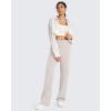imageG4Free Smoofit Modal Soft Women Wide Leg Sweatpants Yoga Pants Casual Lounge Trousers ShortPetiteRegularTallExtral TallMocha