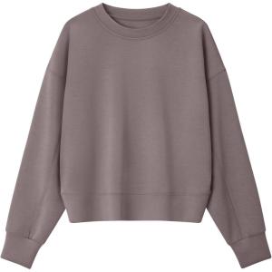 imageG4Free Womens Long Sleeve Crew Neck Pullover Sweatshirts Loose Fit Casual Plain Tops Junior Fall Winter Clothes TapueXXL