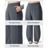 imageG4Free Smoofit Fleece Lined Womens Baggy Barrel Sweatpants Wide Leg Casual Pants with PocketsDark Grey