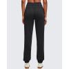 imageG4Free Smoofit Modal Soft Womens Joggers Inner Drawstring Sweatpants Casual Pants with Pockets Cinch BottomBlack