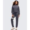 imageG4Free Smoofit Modal Soft Womens Joggers Inner Drawstring Sweatpants Casual Pants with Pockets Cinch BottomDark Gray