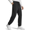 imageG4Free Mens Smoofit Fleece Lined Joggers Pants Winter Thermal Sweatpants Warm Casual Lounge Drawstring with PocketsBlack