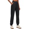 imageG4Free Smoofit Modal Soft Womens Joggers Inner Drawstring Sweatpants Casual Pants with Pockets Cinch BottomBlack