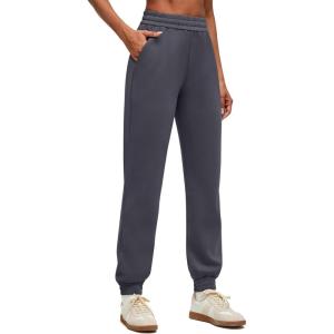 imageG4Free Smoofit Modal Soft Womens Joggers Inner Drawstring Sweatpants Casual Pants with Pockets Cinch BottomDark Gray