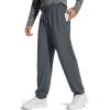 imageG4Free Mens Smoofit Fleece Lined Sweatpants Winter Thermal Warm Pants Casual Lounge Drawstring with PocketsDark Gray