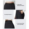 imageG4Free Smoofit Fleece Lined Sweatpants for Women Wide Leg Drawcord Thermal Casual Pants with PocketsBlack