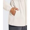 imageG4Free Smoofit Modal Soft Womens Zip Up Long Jackets Cinch Waist Casual Sweatshirts with PocketsIvory