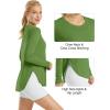 imageG4Free Womens UPF 50 UV Shirts Long Sleeve Workout Sun Shirt Outdoor Gym Hiking Tops Quick Dry LightweightArmy Green