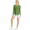 imageG4Free Womens UPF 50 UV Shirts Long Sleeve Workout Sun Shirt Outdoor Gym Hiking Tops Quick Dry LightweightArmy Green