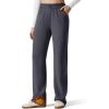 imageG4Free Smoofit Fleece Lined Sweatpants for Women Wide Leg Drawcord Thermal Casual Pants with PocketsDark Grey
