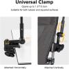 imageG4Free Double Chair Umbrella for 2 People with Adjustable Clamp Sun Umbrella for Beach Chair Reclining LoungeBlue