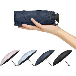 imageG4Free 46 Inch Mini Lightweight Travel Umbrella Portable Super Slim Pocket Umbrella Extendable Builtin Handle UPF 50 UV Protection Compact size for Backpack ampamp PurseNavy Blue