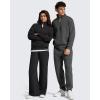 imageG4Free Flurrylux Womens Mock Neck Sweatshirt Half Zip Hoodie Cotton Fleece Pullover WinterBlack