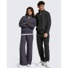 imageG4Free Flurrylux Womens Mock Neck Sweatshirt Half Zip Hoodie Cotton Fleece Pullover WinterDark Gray