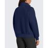 imageG4Free Flurrylux Womens Mock Neck Sweatshirt Half Zip Hoodie Cotton Fleece Pullover WinterRoyal Blue
