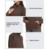 imageG4Free Flurrylux Womens Mock Neck Sweatshirt Half Zip Hoodie Cotton Fleece Pullover WinterTerracotta Brown