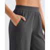 imageG4Free ShiftReady Women Trousers Yoga Pants with Pockets Wide Leg Stretchy Dress Pant Work Slack PetiteRegularTallDark Gray