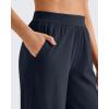 imageG4Free ShiftReady Women Trousers Yoga Pants with Pockets Wide Leg Stretchy Dress Pant Work Slack PetiteRegularTallDark Navy