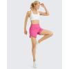 imageG4Free Athletic Shorts for Women Lightweight Running Shorts Inner Linner with PocketsRosy Pink