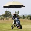 imageG4Free 5462 Inch Windproof UV Protection Golf Umbrella Extra Large Silver Coated Automatic Open Stick Long UmbrellaIvoryBlack
