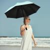 imageG4Free 5462 Inch Windproof UV Protection Golf Umbrella Extra Large Silver Coated Automatic Open Stick Long UmbrellaSeafoam BlueBlack
