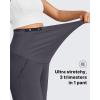 imageG4Free Flurrylux Fleece Lined Maternity Wide Leg Pants Cotton Over The Belly Pregnancy SweatpantsDark Gray
