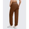imageG4Free Maternity Pants Stretchy Workout Lounge Pants Over The Belly Pregnancy Joggers with PocketsDark Coffee