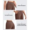 imageG4Free Smoofit Modal Soft Wide Leg Ankle Sweatpants for Women Elastic Waist 78 Length Golf Casual Dressy PantsCoffee Brown