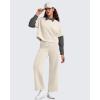 imageG4Free Smoofit Modal Soft Wide Leg Ankle Sweatpants for Women Elastic Waist 78 Length Golf Casual Dressy PantsLight Khaki