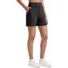 image:imageG4Free EverGoing Womens Athletic Shorts High Waisted 5 Running Yoga Summer Casual Shorts with PocketsBlack
