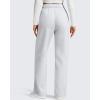 image:imageG4Free Flurrylux Womens Fleece Lined Straight Leg Sweatpants Cotton Warm Lounge Pants with PocketsLight Heather