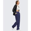 image:imageG4Free Flurrylux Womens Fleece Lined Straight Leg Sweatpants Cotton Warm Lounge Pants with PocketsRoyal Blue