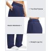 image:imageG4Free Flurrylux Womens Fleece Lined Straight Leg Sweatpants Cotton Warm Lounge Pants with PocketsRoyal Blue
