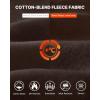 image:imageG4Free Flurrylux Womens Fleece Lined Straight Leg Sweatpants Cotton Warm Lounge Pants with PocketsTerracotta Brown