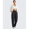 image:imageG4Free ShiftReady Wide Leg Work Pants for Women High Waist Yoga Dress Pants with Pockets Dressy Casual TrousersBlack