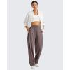 image:imageG4Free ShiftReady Wide Leg Work Pants for Women High Waist Yoga Dress Pants with Pockets Dressy Casual TrousersTaupe