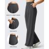 image:imageG4Free ShiftReady Womens Wide Leg Dress Yoga Pants with Pockets Dressy Casual Slacks High Waist Work TrousersDark Gray
