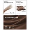 image:imageG4Free Smoofit Modal Soft Straight Leg Sweatpants for Women Elastic High Waist Casual Lounge Dress Pants with PocketsDark Coffee